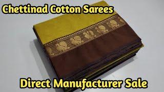 Chettinad Cotton Sarees | Cotton Saree | Pure Cotton | sarees