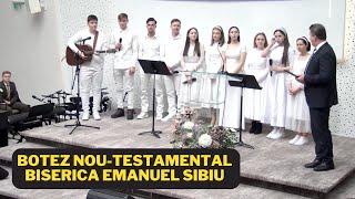 Botez Nou-testamental Biserica Emanuel Sibiu