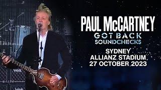 Paul McCartney - Allianz Stadium Soundcheck, Sydney, Australia (October 27th, 2023)