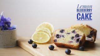 Lemon Blueberry Cake | Soft & Moist Cake Recipe | Lemon Pound Cake