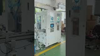 OVAL TUBE HEADING MACHINE AUTOMATIC N EASY OPERATING EXTRUDING LIP STICK NOZZEL SCREW SNAP SHOULDER