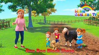 Baa Baa Black Sheep Song | Nursery Rhymes & Kids Song With Lyrics | Little Geniuses