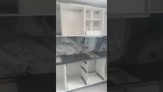 Маленькая Кухня и Алюминиевый Фартук#кухня #леруа #leroymerlin #kitchen #установка