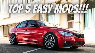 TOP 5 EASIEST MODS FOR THE BMW F30!