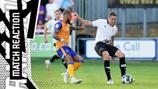 MATCH REACTION | Craig Forsyth - Mansfield Town (A) Carabao Cup