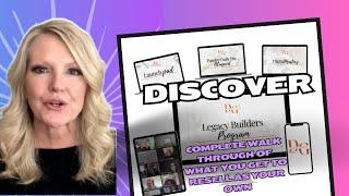 The Legacy Builder Program Discover what you get to resell as your own