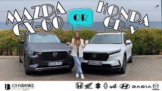 Mazda CX-60 or Honda CR-V? Which is the best family car? UK Comparison