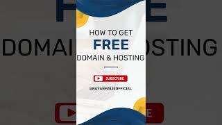  How to Get Free Domain and Hosting for Your Website | 2024 Guide