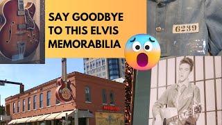 Last look at amazing Elvis Presley Memorabilia at the Hard Rock Cafe Memphis restaurant