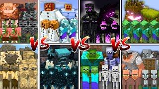 ALL BIOMES vs BIOMES TOURNAMENT in Minecraft Mob Battle