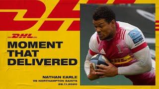 DHL Moment That Delivered - Nathan Earle v Northampton Saints