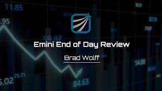 Emini End of Day Review - Monday August 5, 2024 - Brad Wolff