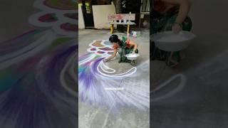 Spread Rangoli 9  #spreadrangoli  #rangoli #design #simplerangoli #easyrangoli #youtubeshorts