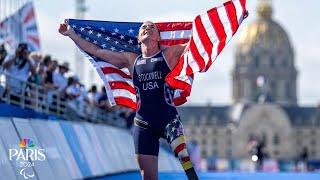 At 44, Army vet Melissa Stockwell makes the top 5 in Paris triathlon | NBC Sports