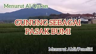 Gunung Sebagai Pasak Bumi - Ketahui... Pendapat Ahli Geologi dan Keterangan dalam Al Qur'an