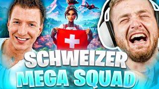 Legendäre SCHWEIZER im RENTER SQUAD! - Sie RASTEN komplett AUS in Fortnite Random Squads