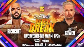 Ricochet vs Zach Gowen | AEW DYNAMITE BEACH BREAK 2025