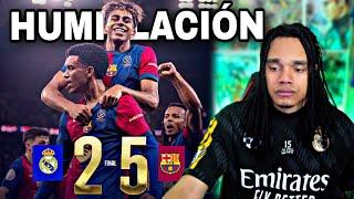 REACCION MADRIDISTA al REAL MADRID vs BARCELONA (2-5) VERGUENZA