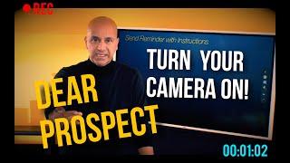 Virtual Selling Tip - Get Prospect - Client to Turn Camera ON