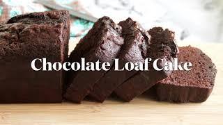 Moist Chocolate Loaf Cake Recipe