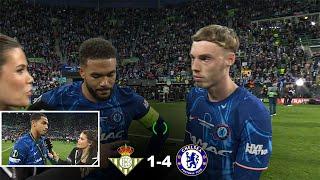 Real Betis vs Chelsea 1-4Cole Palmer & Reece James Reactions  Blues Are the Champios!