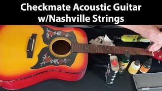 Checkmate Acoustic Guitar with Nashville Tuning