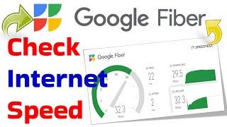 Check Internet Speed with google Fiber #gyansection #internet #fastinternetspeed