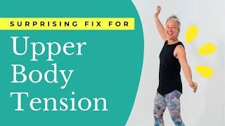 Surprising fix for upper body tension (improve your ankle mobility at the same time!)