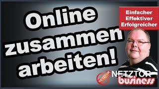 Online zusammen arbeiten mit unserem NETZTOR.one Konzept absolut einfach und effektiv | NETZTOR