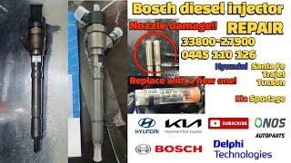 Bosch diesel injector  Repair / Santa fe Trajet Tuson Sportage 3380027900 0445110126