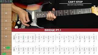 Can't Stop Guitar Cover Red Hot Chili Peppers |Tabs + Chords|