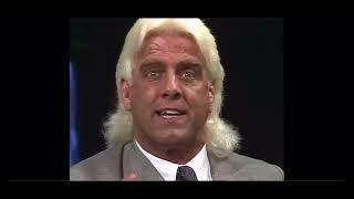 Ric Flair promises that Lex Luger will pay the price | World Championship Wrestling (Feb 20th. 1988)