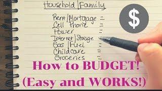 How to Create Your First Budget that ACTUALLY WORKS!/How to Budget