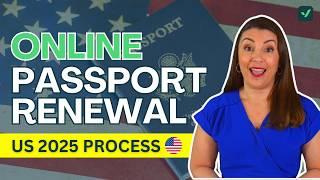 NEW Online US Passport Renewal - 2025 process