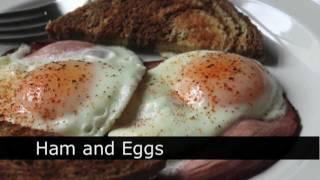 Ham and Eggs Recipe - How to Make Ham and Eggs