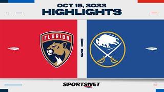 NHL Highlights | Panthers vs. Sabres - October 15, 2022