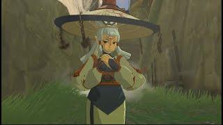 Paya's Response to a Partially Undressed Link in Zelda Tears of the Kingdom