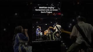 Somewhere only we know -  (Keane) live at O2 Arena Prague.  #billieeilishconcert #hmhastour #covers