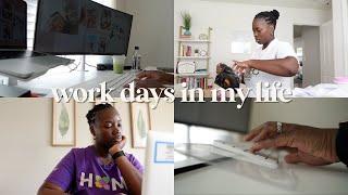 WORK FROM HOME DAYS IN THE LIFE OF A MOM OF 3 | VLOG