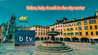 Udine, Italy: A walk in the city center in 4K from bestravelvideo.com