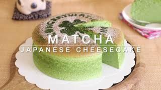 Matcha Japanese Cheesecake - Delicious Baking Recipe | Craft Passion