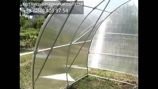 Polycarbonate greenhouse assembling. Square galvanized pipe. Instruction for assembling greenhouses