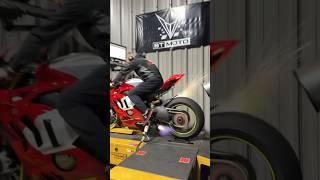 2023 Ducati V4R Breathing Fire on the Dyno