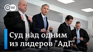 Одного из лидеров "Альтернативы для Германии" судят за использование нацистcкого лозунга