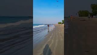 Morjim beach, early morning #shorts #goa #holiday #vlog #happygotravelers