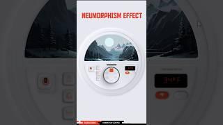 Neumorphism Effect Animation - Neumorphism css #shorts #nrumorphism #ac #html #viral #css #design