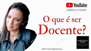 O que é ser DOCENTE? #docente #pedagogia #ensinar #desenvolvimentopessoal