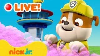  LIVE: PAW Patrol Rubble's Lookout Tower Rescues! w/ Chase, Marshall, Skye & Rocky | Rubble & Crew