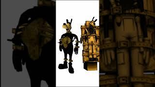 Альфа версия бенди vs Сегодняшняя. Бенди и чернильная машина. #shorts #bendy #бенди #бэнди