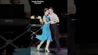 Tango dancing.  Ayelen Sanchez and Walter Suquia. #shorts